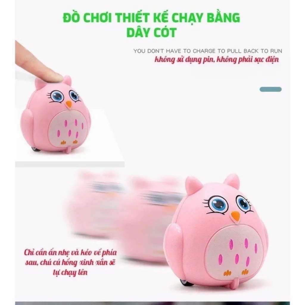 Ảnh Đồ Chơi Động Vật TNBOOKS Vận Động Cho Bé Phát Triển Thể Chất, Chạy Dây Cót Vô Cùng Thú Vị Đáng Yêu 4