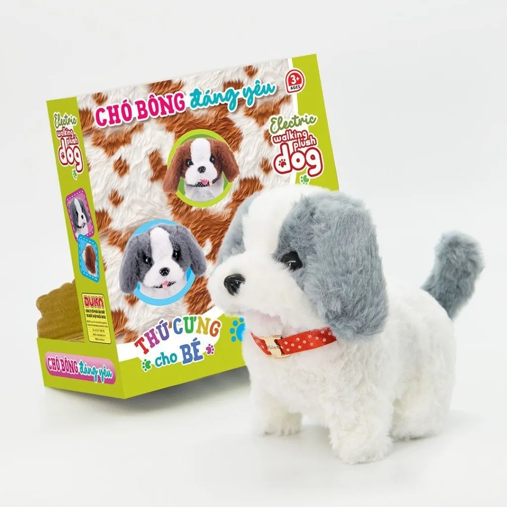 Ảnh Đồ Chơi DUKA: Thú Cưng Cho Bé - Chó Bông Đáng Yêu/ Biết Chạy - DK81319 (Màu Ngẫu Nhiên) 3