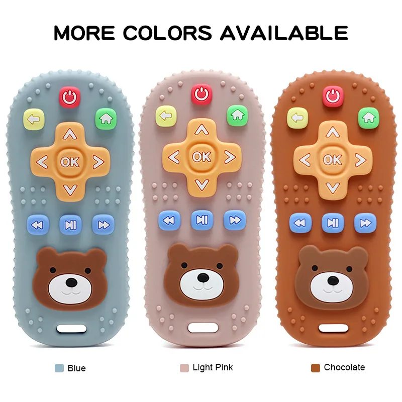 Ảnh Đồ Chơi Gặm Nướu Bằng Silicone 100% Cấp Thực Phẩm Không BPA An Toàn Cho Bé 1