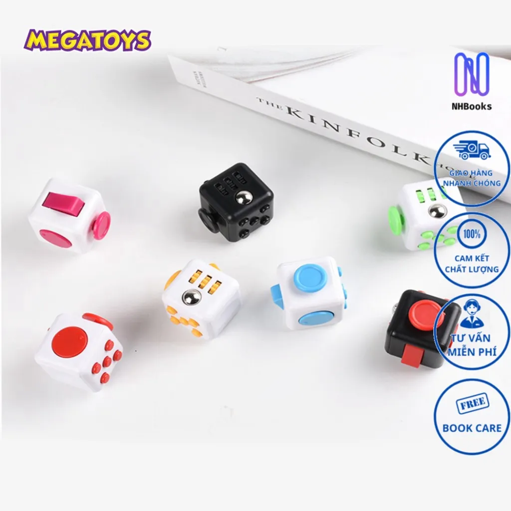Ảnh Đồ chơi giảm stress - khối vuông thần kỳ Fidget Cube - 711 - NHBOOK - Megatoys 2