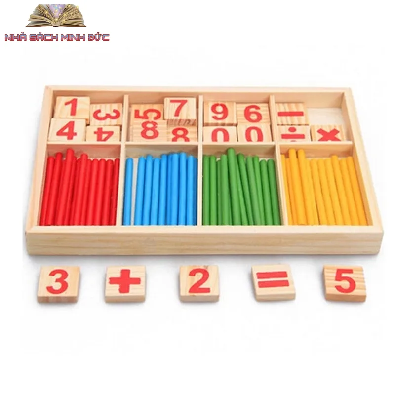 Ảnh Đồ Chơi Que Tính Toán Học Bằng Gỗ Vivitoys Cho Bé 1