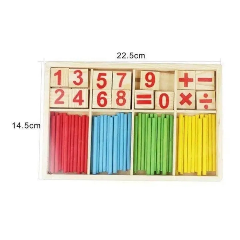 Ảnh Đồ Chơi Que Tính Toán Học Bằng Gỗ Vivitoys Cho Bé 3