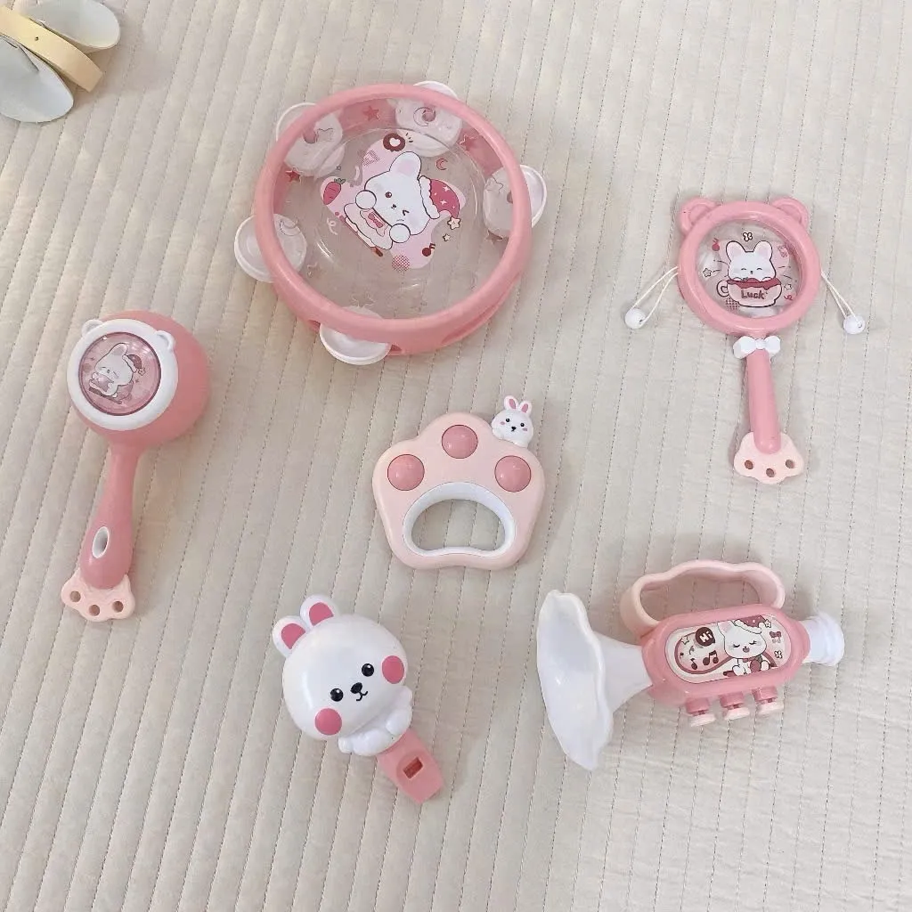 Đồ Chơi Xúc Xắc Âm Thanh KidAndMom 6 Chi Tiết - An Toàn Nhựa Nguyên Sinh Cho Bé