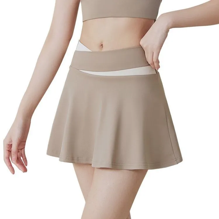 Ảnh Đồ tập gym nữ thể thao dạng váy chữ A yoga erobic cao cấp quần áo gym nữ Quảng Châu croptop MD035&MQ005 T2T3 Pickleball 4