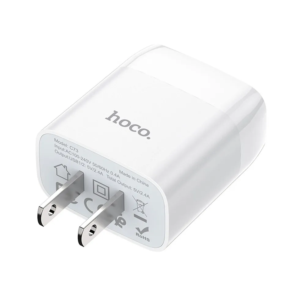 Ảnh Dock sạc Hoco C73 Sạc nhanh cổng kép 5V/2.4A 1