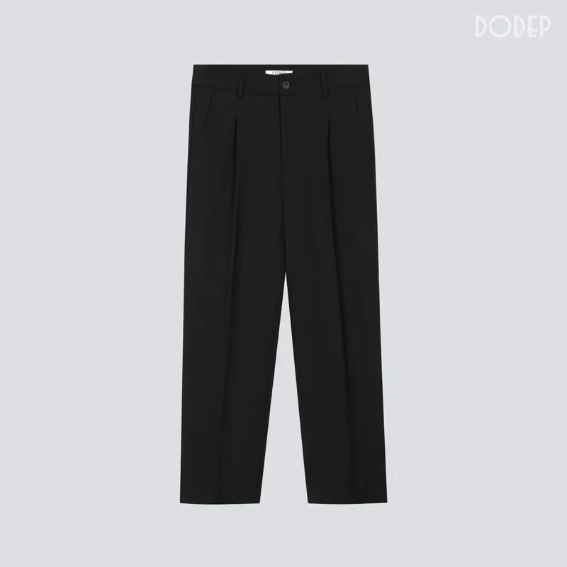 Ảnh DODEP Quần tây nam xếp li ống suông Relaxed Fit 1 li 4