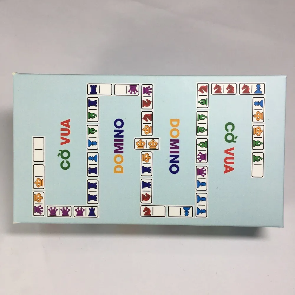 Ảnh Domino Cờ vua DƯƠNG SINH, 28 quân, đồ chơi tích hợp 2 boardgame trí tuệ cho trẻ em 2