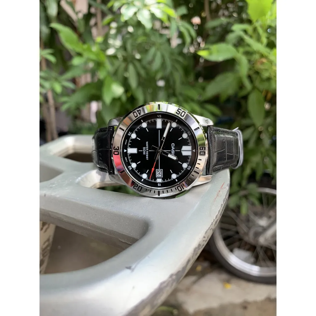 Ảnh Đồng hồ nam dây da Casio MTP-VD01L-1EV chính hãng 3