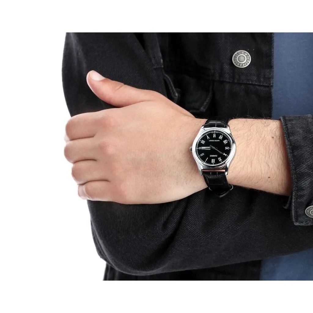 Ảnh Đồng hồ nam dây da chính hãng Casio MTP-V006L-1B 2