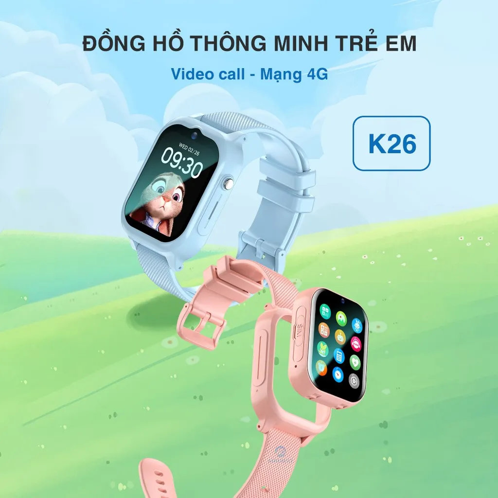 Ảnh Đồng hồ thông minh cho trẻ em Valdus VK26 Kid 4G watch video call định vị chính hãng bảo hành 1 năm 2