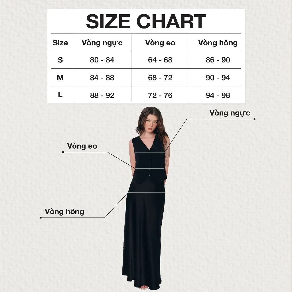 Ảnh DOTTIE - Áo gi lê dáng Tailored - Đen - T1087 2