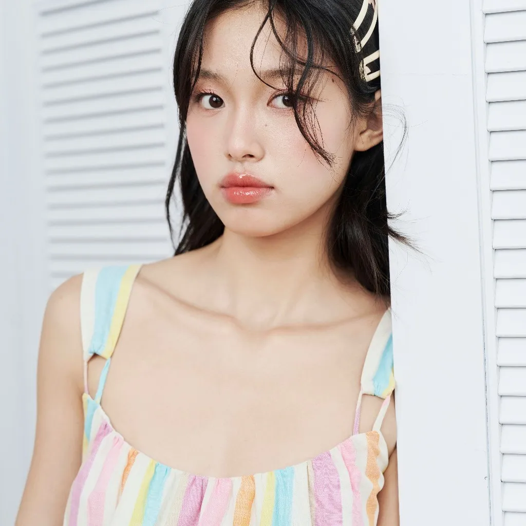 Ảnh DOTTIE - Đầm ngắn kẻ ô dáng xòe - Multi coloured - D0629 3