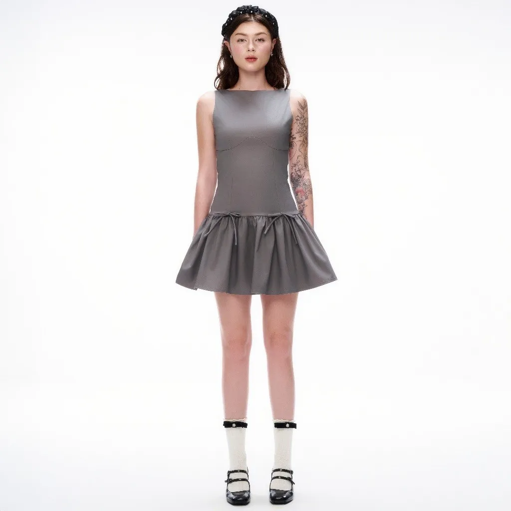 Ảnh DOTTIE - Đầm sát nách nhún tùng - D0655 1