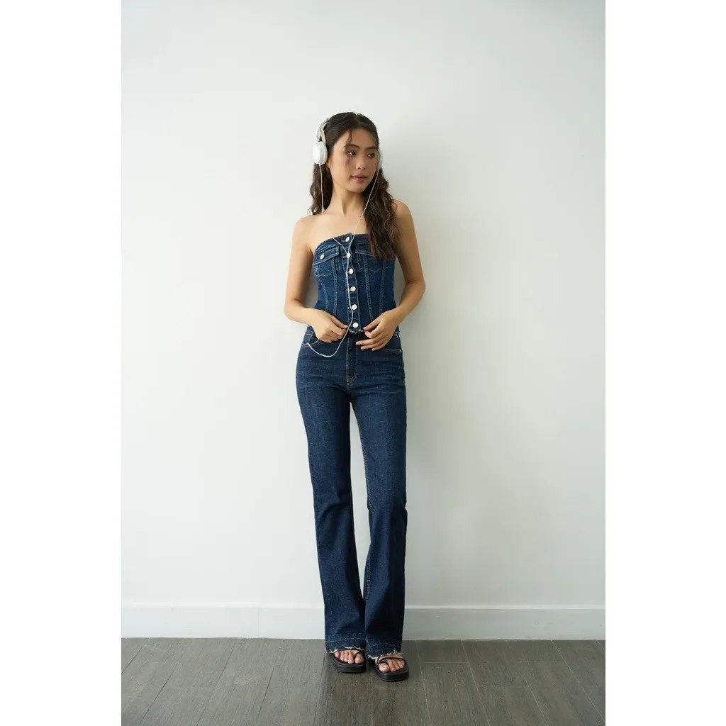 Ảnh DOTTIE - Quần Jeans Loe Xẻ Lai Nữ - Q0046 2
