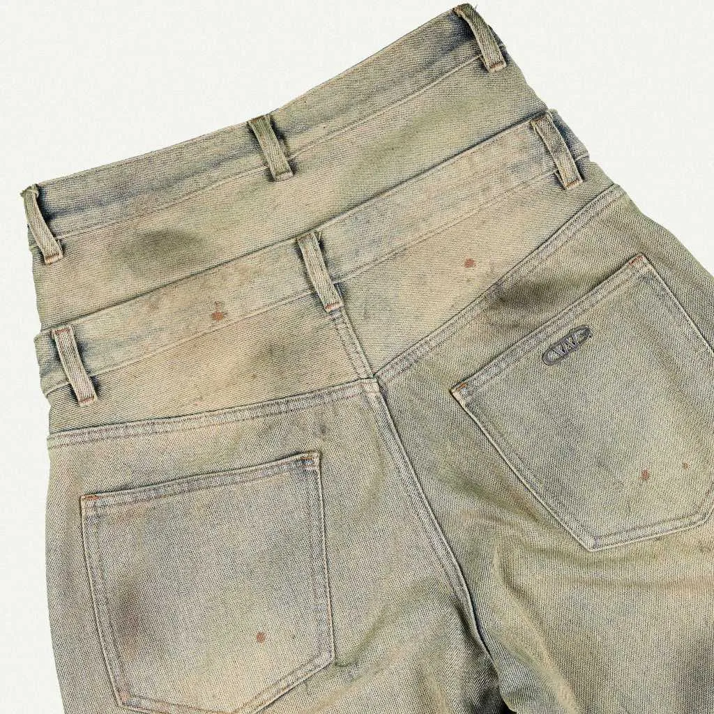 Ảnh DOUBLE-WAISTED BAGGY JEANS / MOONROCK 3