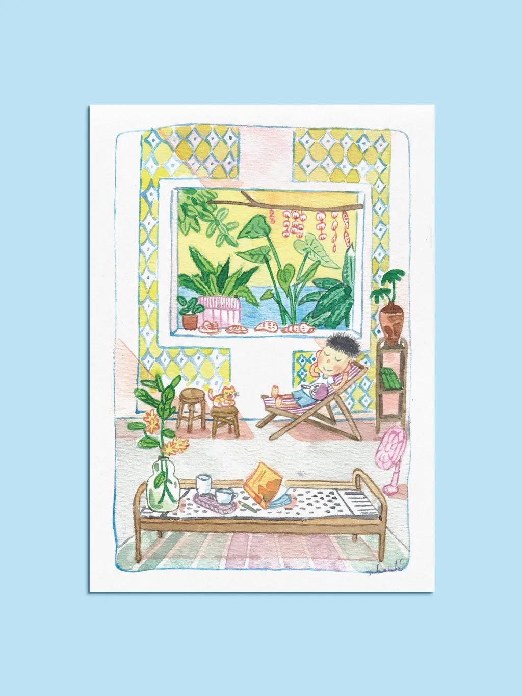 Ảnh Du Bút - Poster A4 - Thị trấn Hoa Mười Giờ 1
