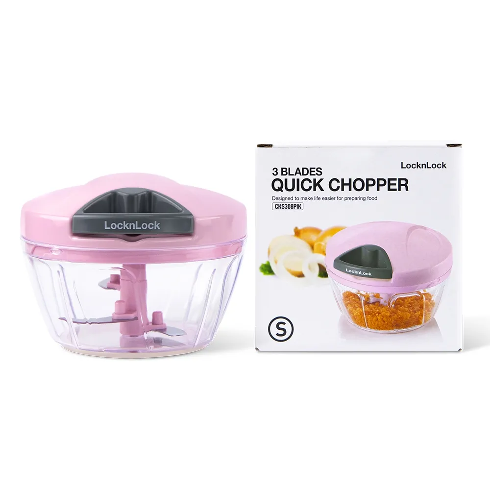 Ảnh Dụng cụ băm rau củ quả Lock&Lock, Size S, 400ml - Màu Pink - CKS308PIK 1