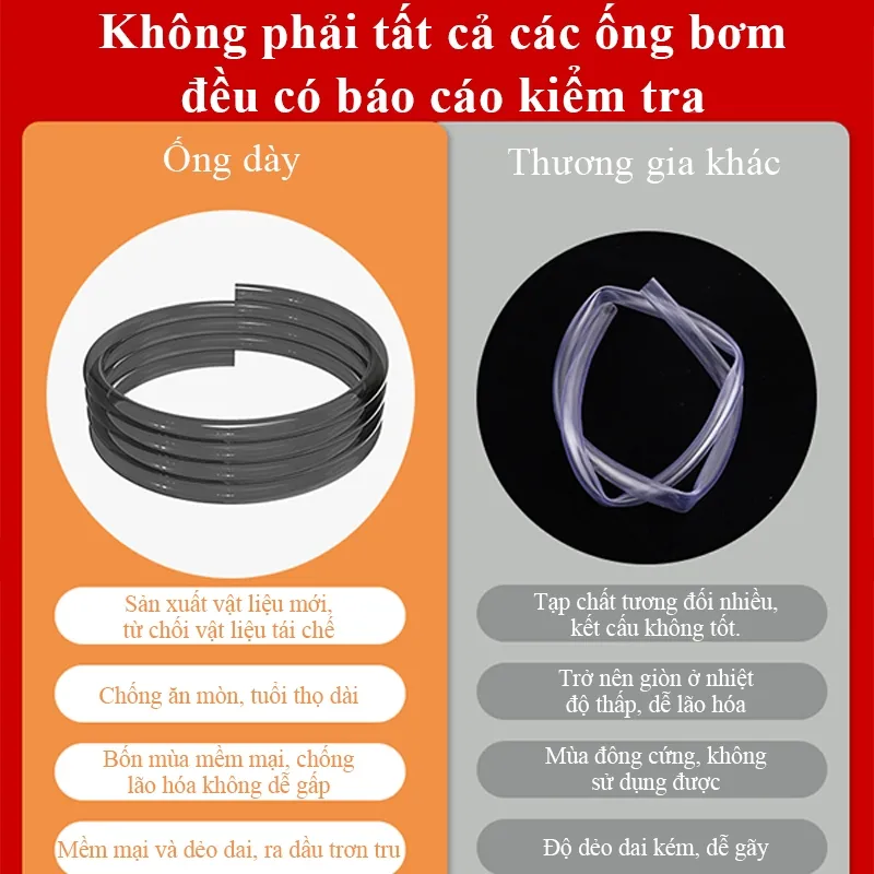 Ảnh Dụng cụ bơm hút rượu xăng dầu chất lỏng bằng tay MYT Ống hỗ trợ bơm hút xăng dầu cầm tay dài 1M/2M tiện lợi 4