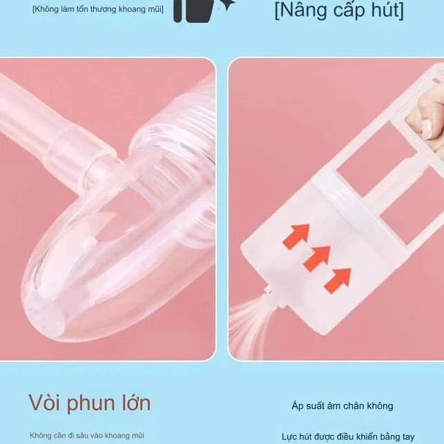 Ảnh Dụng cụ hút mũi kéo tay thế hệ mới | Nhựa nguyên sinh | Lực hút mạnh | An toàn cho bé | Dr.Green | 2