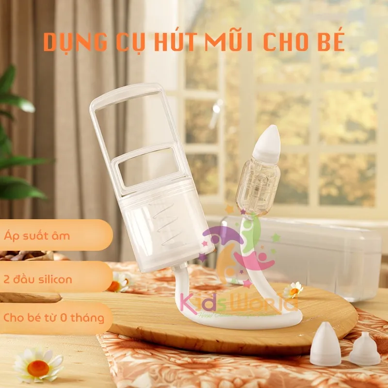Đánh giá Dụng cụ hút mũi Hello Nasal Deluxe Edition - Hút sạch, an toàn cho bé