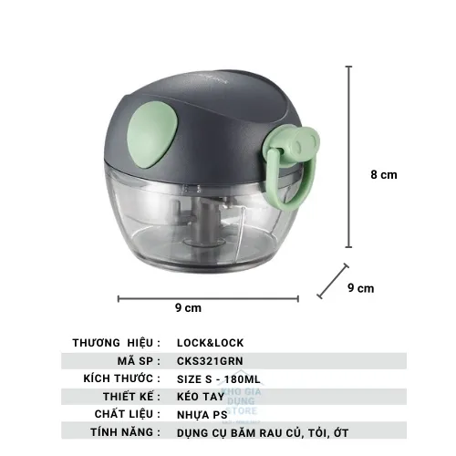 Ảnh Dụng cụ tỏi ớt Locknlock CKS321,hàng chính hãng 2