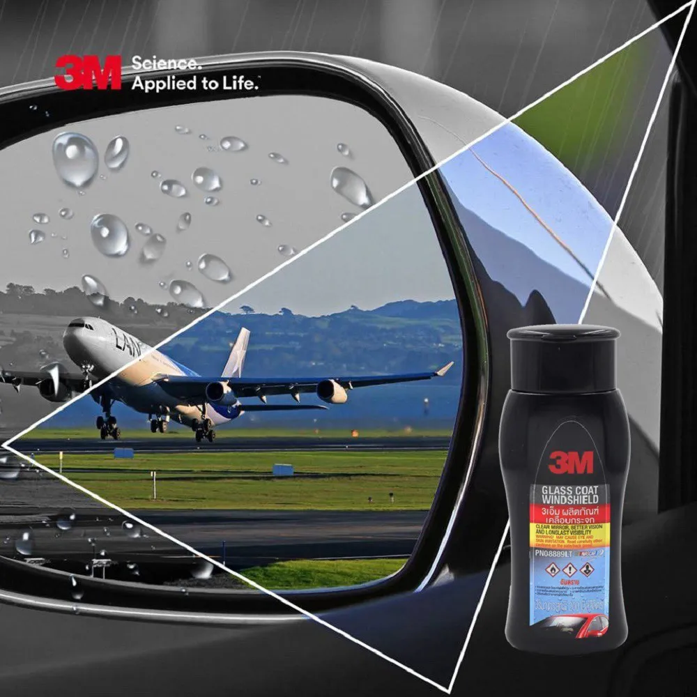 Ảnh Dung dịch chống bám nước kính xe 3M™ Glass Coat Windshield 3M 08889 LT 200ml 3