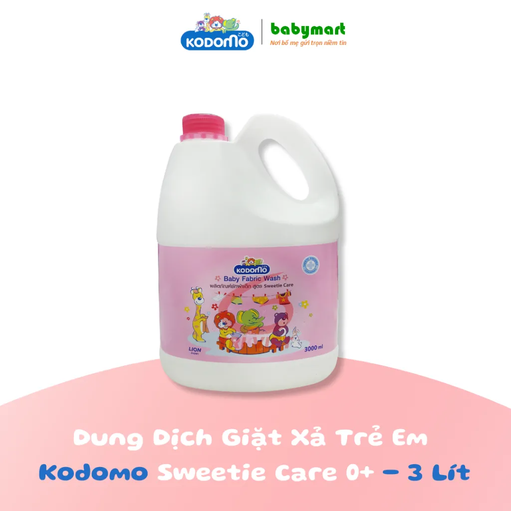Ảnh Dung dịch giặt tẩy/giặt xả KoDoMo 3000ml chính hãng 4