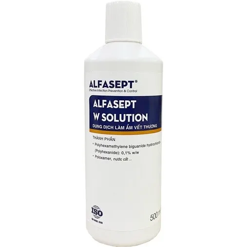 Ảnh Dung Dịch Làm Ẩm Rửa Vết Thương ALFASEPT W Solution Giúp Làm Sạch Nhanh Chóng Và Hiệu Quả 1