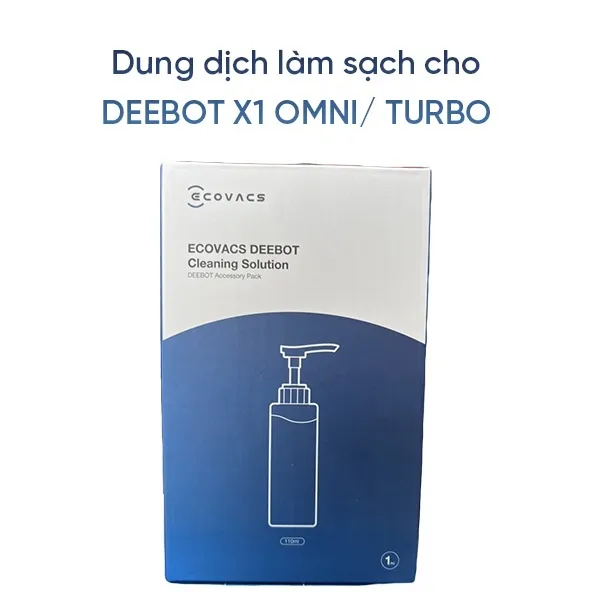 Ảnh Dung Dịch lau sàn cho robot hút bụi Ecovacs Deebot X1 Omni - Hàng Chính Hãng 1