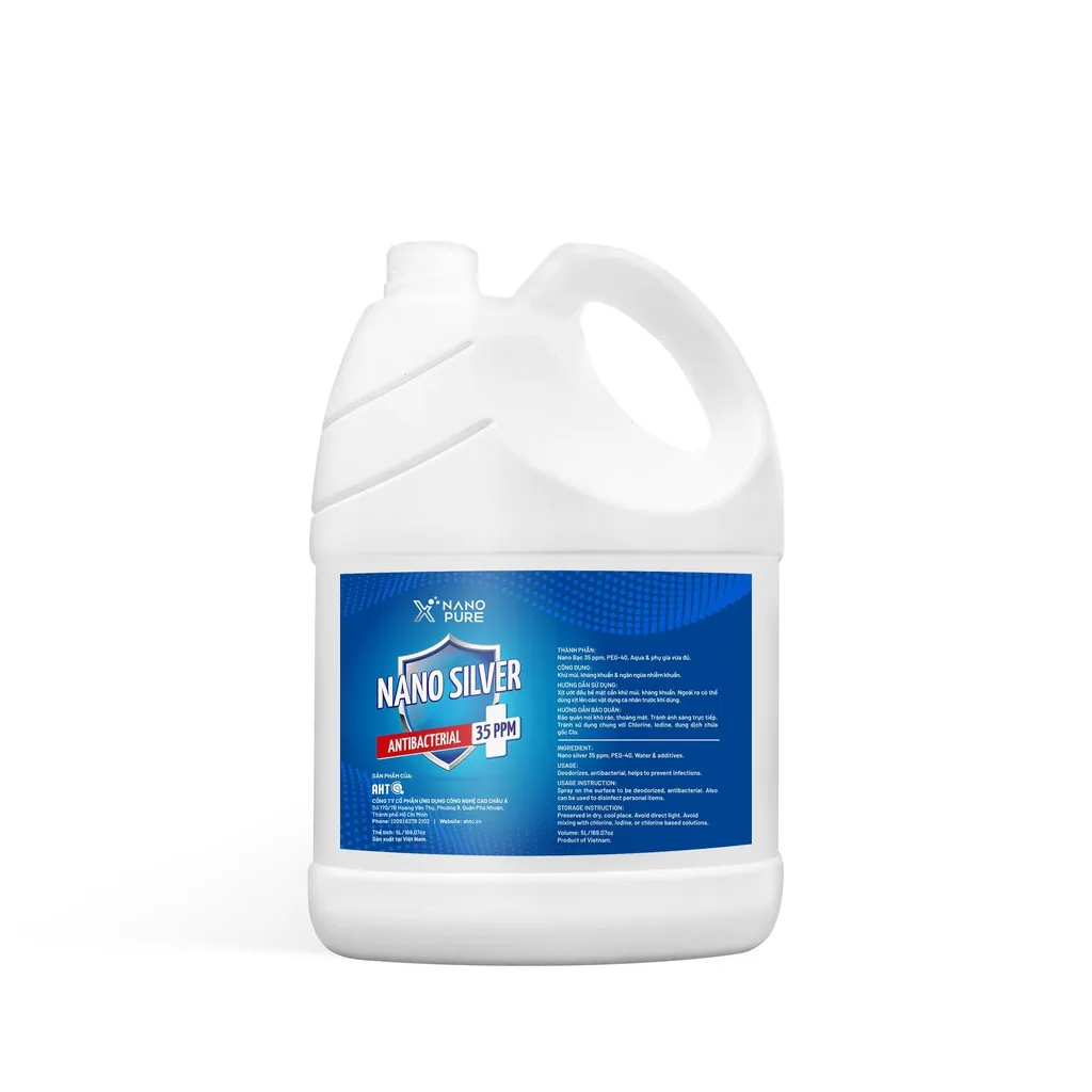 Ảnh Dung dịch nano bạc Nano Xpure - khử mùi kháng khuẩn, vệ sinh làm sạch 5L 4
