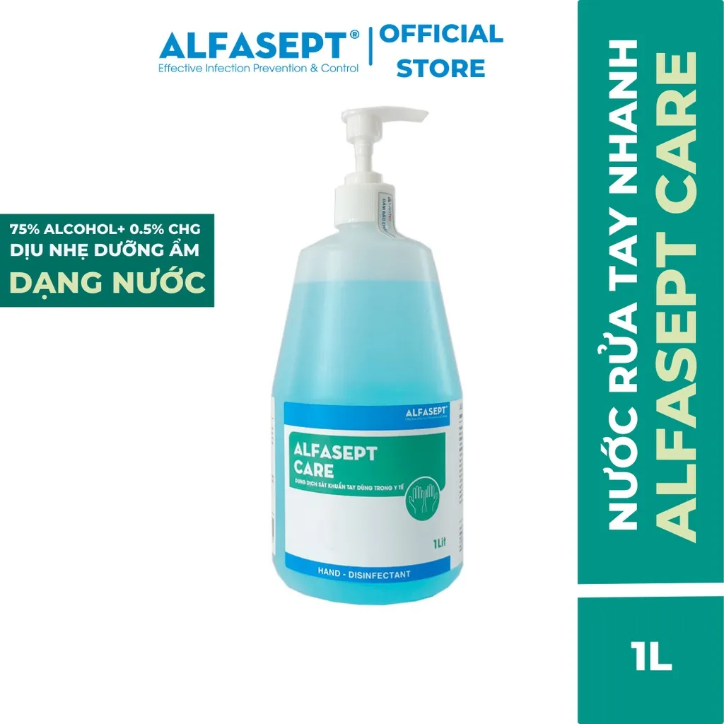 Ảnh Dung Dịch Rửa Tay ALFASEPT Care Giúp Diệt Khuẩn Toàn Diện, Nhanh Chóng Và Hiệu Quả 1