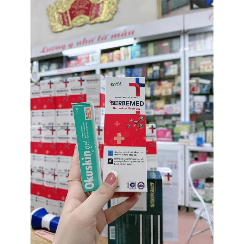 Ảnh Dung dịch sát khuẩn vết thương nano bạc Berbemed 150ml - Xịt kháng khuẩn, sát trùng vết thương 4