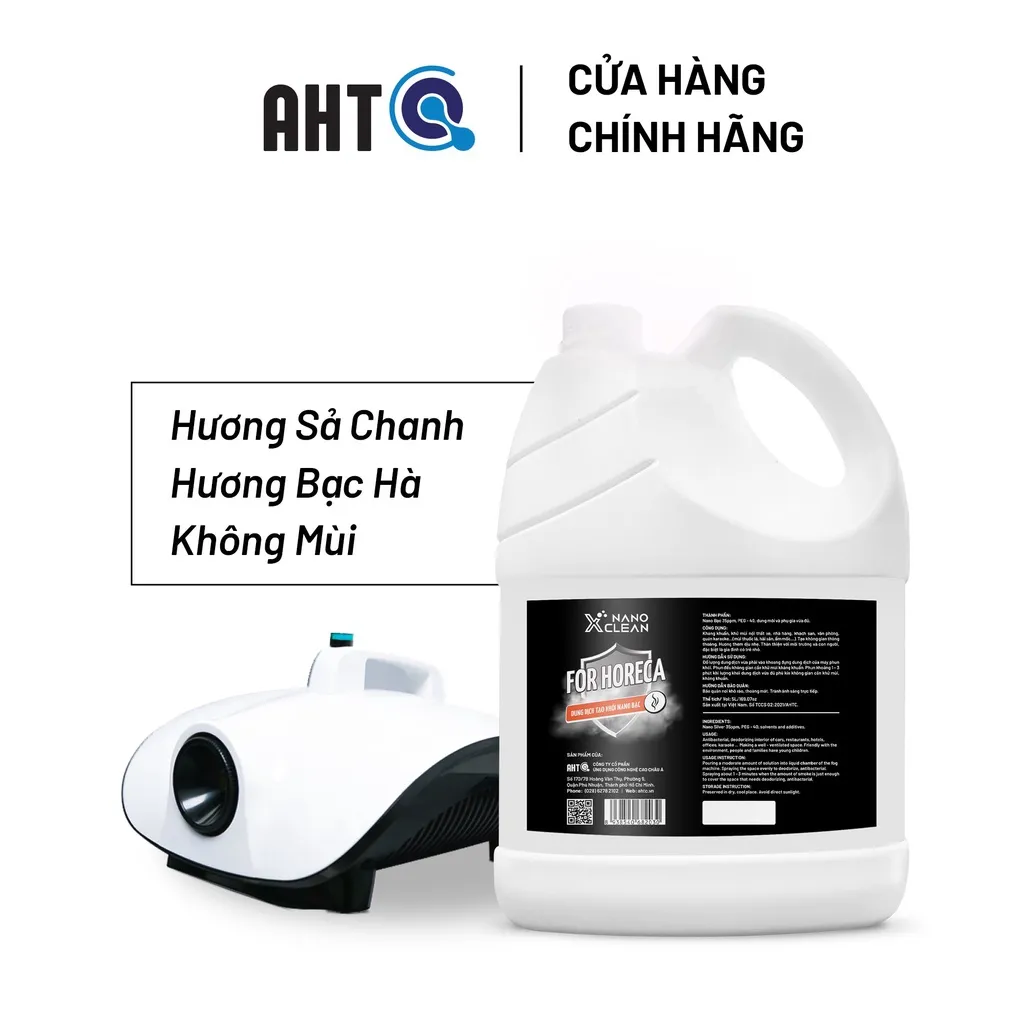 Ảnh Dung dịch tạo khói, phun khói Nano Xclean For Horeca - khử Mùi ô tô, nhà hàng, bếp, khách sạn, phòng kín, karaoke 5L 2