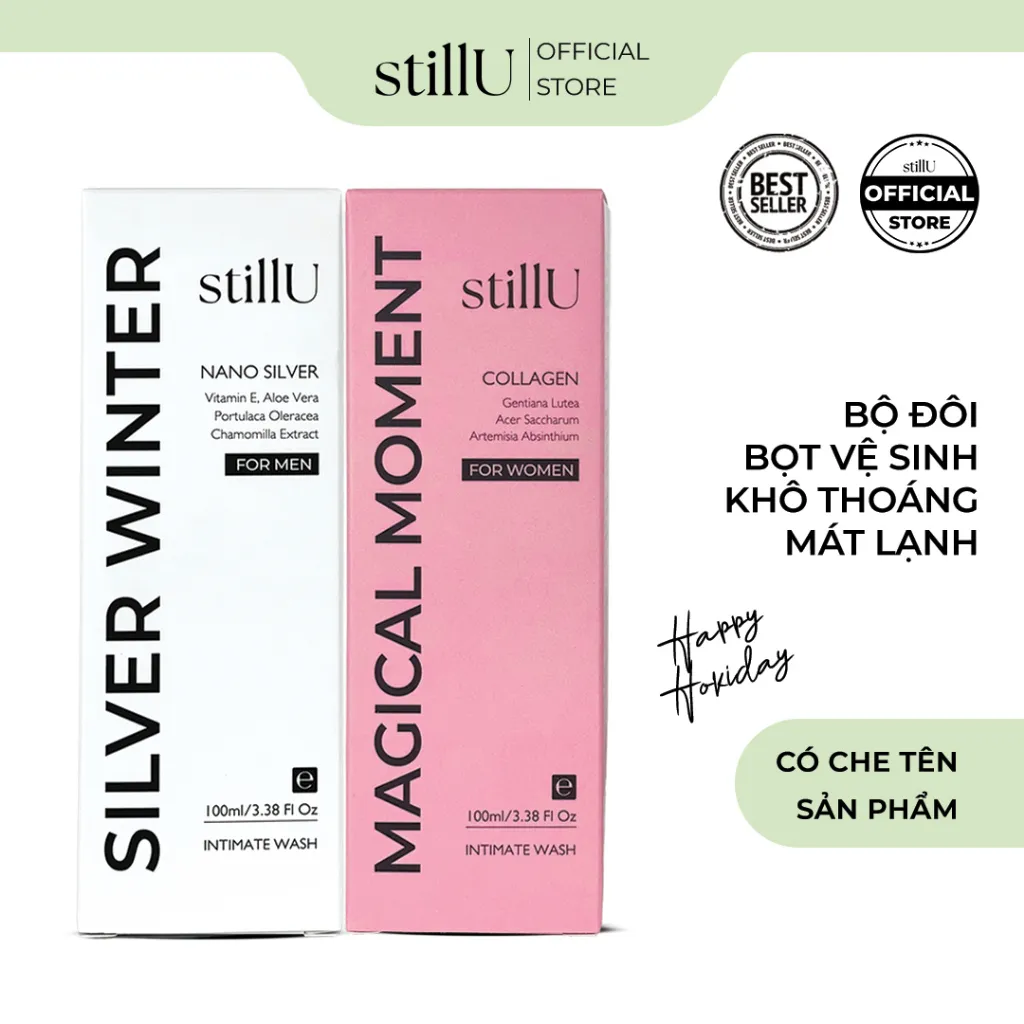 Ảnh Dung Dịch Vệ Sinh Nam Nữ Tạo Bọt stillU 100ml Hương Nước Hoa Tươi Mát Khử Mùi Ngừa Viêm Ngứa 2
