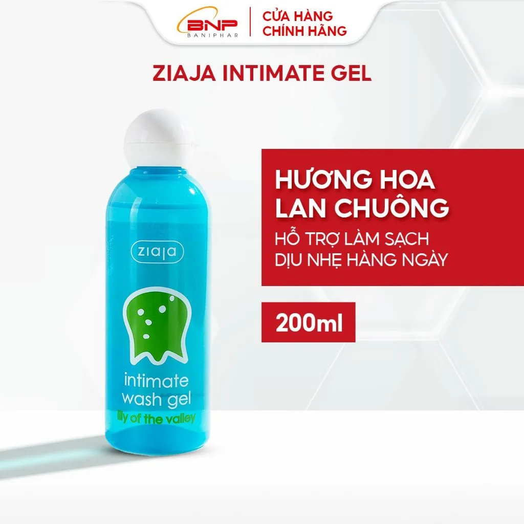 Ảnh Dung dịch vệ sinh phụ nữ Intimate Ziaja Hoa Lan Chuông thơm mát dịu nhẹ, cân bằng pH tự nhiên, dưỡng ẩm sâu 200ml 2
