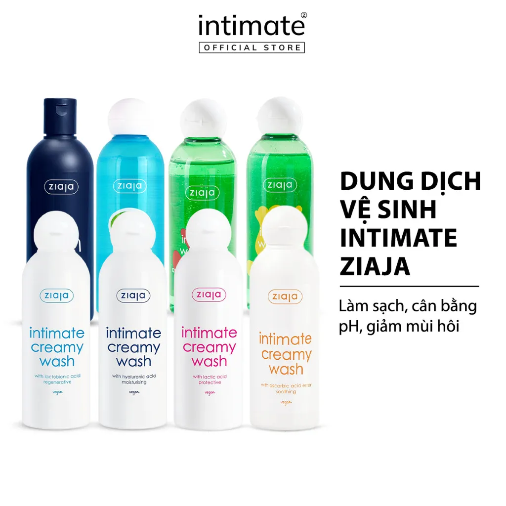 Ảnh Dung Dịch Vệ Sinh Phụ Nữ Intimate ZIAJA Xuất Xứ Ba Lan Giúp Dưỡng Ẩm, Khử Mùi, Se Khít Dung Tích 200ml 1