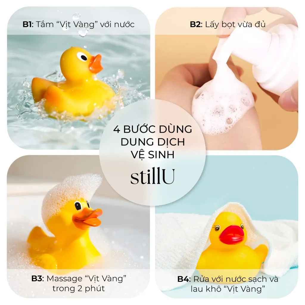 Ảnh Dung Dịch Vệ Sinh Phụ Nữ Tạo Bọt stillU Sensitive Women 100ml Dịu Nhẹ Dưỡng Ẩm Ngừa Viêm Ngứa 4