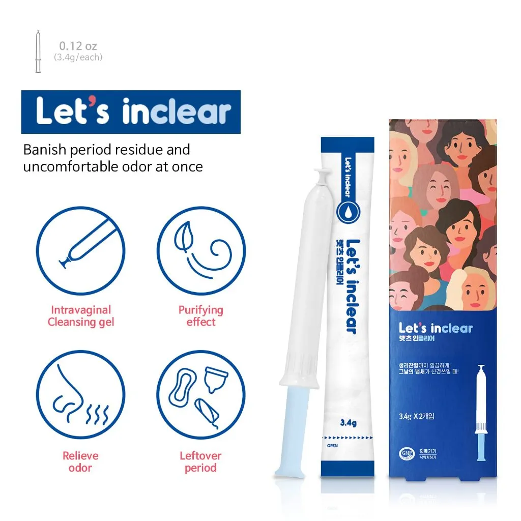 Ảnh Dung Dịch Vệ Sinh Vùng Kín Dạng Gel Let's Inclear 3,4g x 2 ống 2