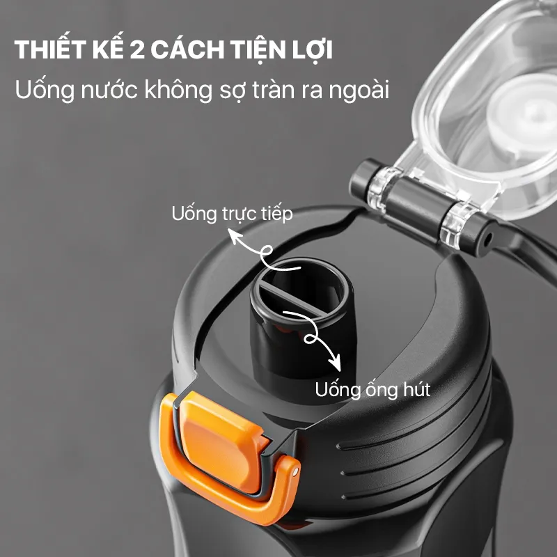Ảnh Dung tích lớn cùng bình nước thể thao phong cách mới 1