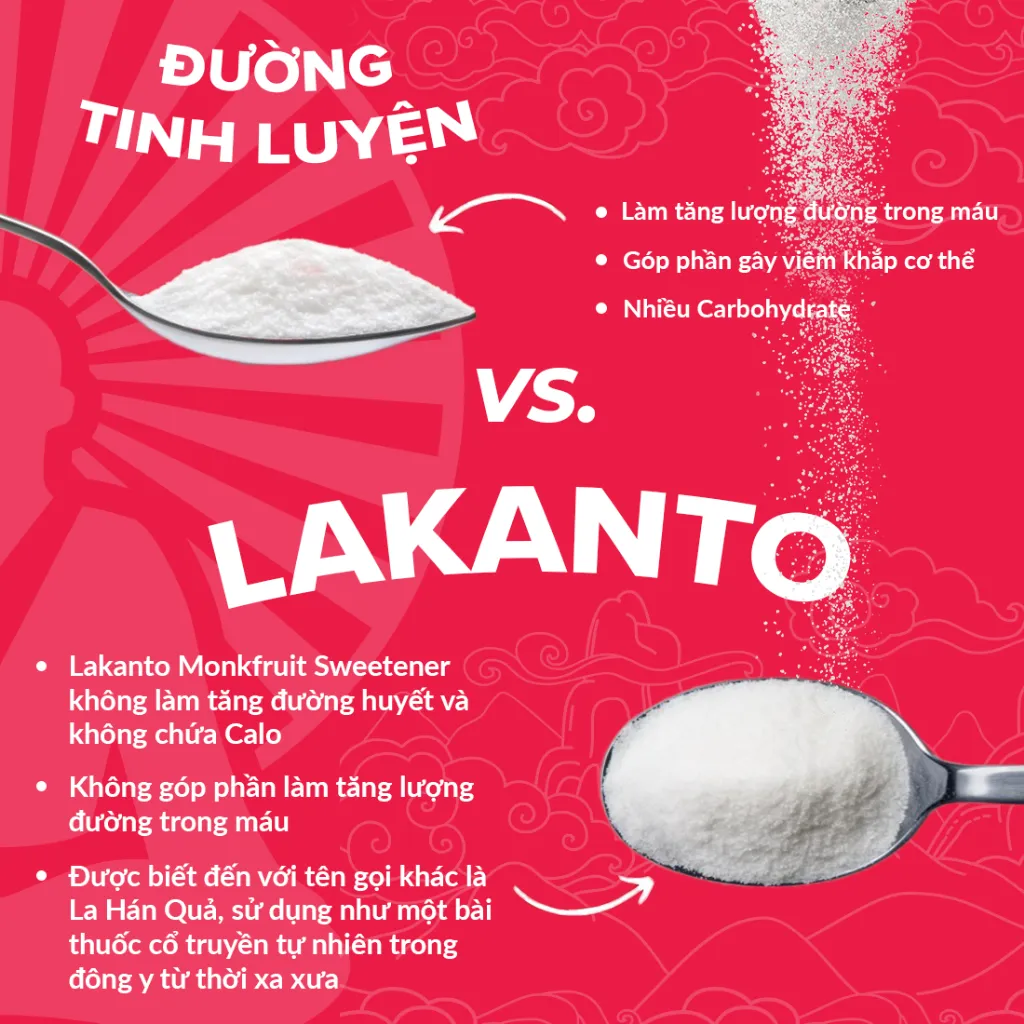 Ảnh Đường ăn kiêng La Hán Quả Saraya Lakanto MonkFruit Vàng, 0 Calo, 0 tăng đường huyết, 0 biến đổi gen - 300g 3