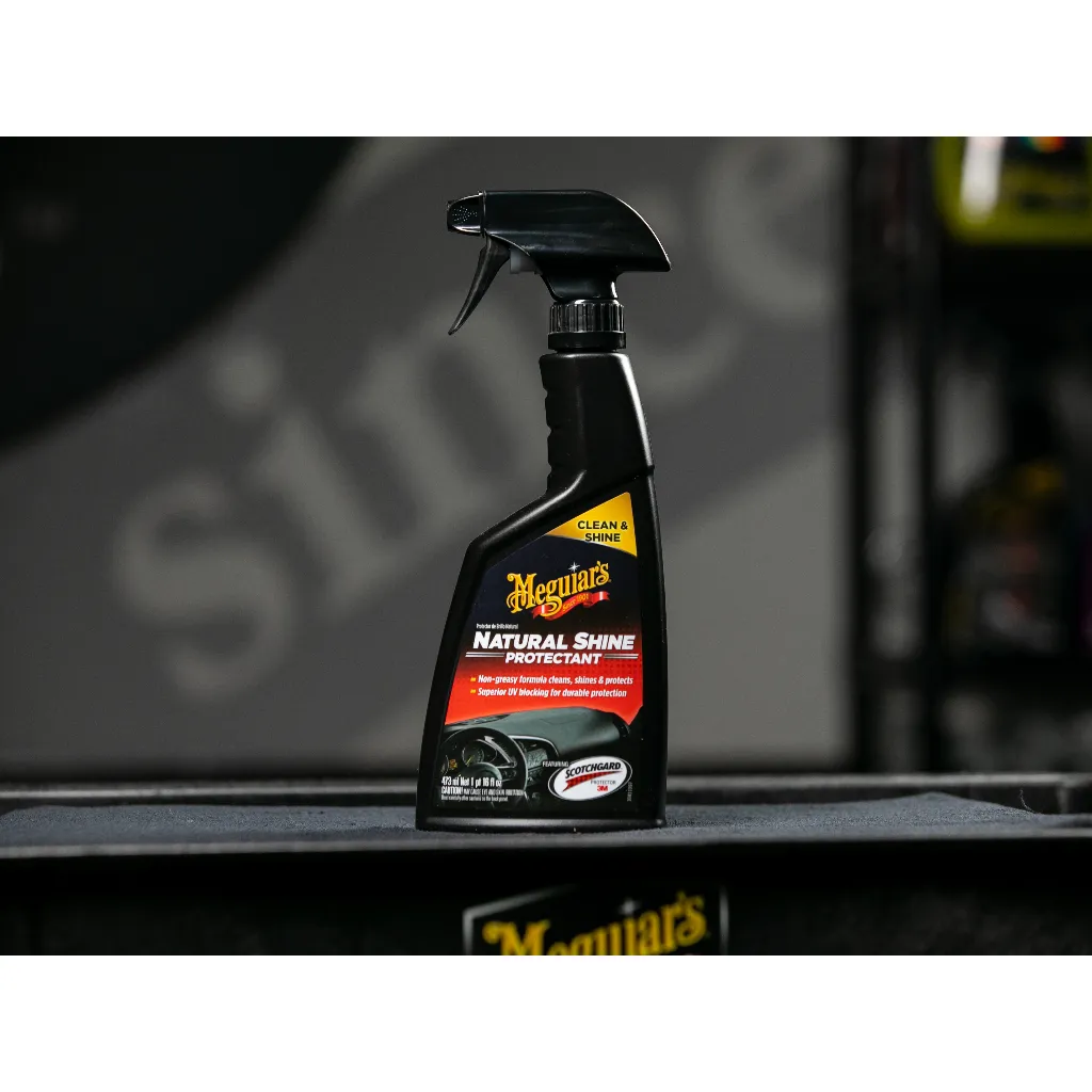 Ảnh Dưỡng đen nhựa, cao su nội thất tạo bóng tự nhiên Meguiar's Natural Shine Protectant - G4116, 473 ml 2