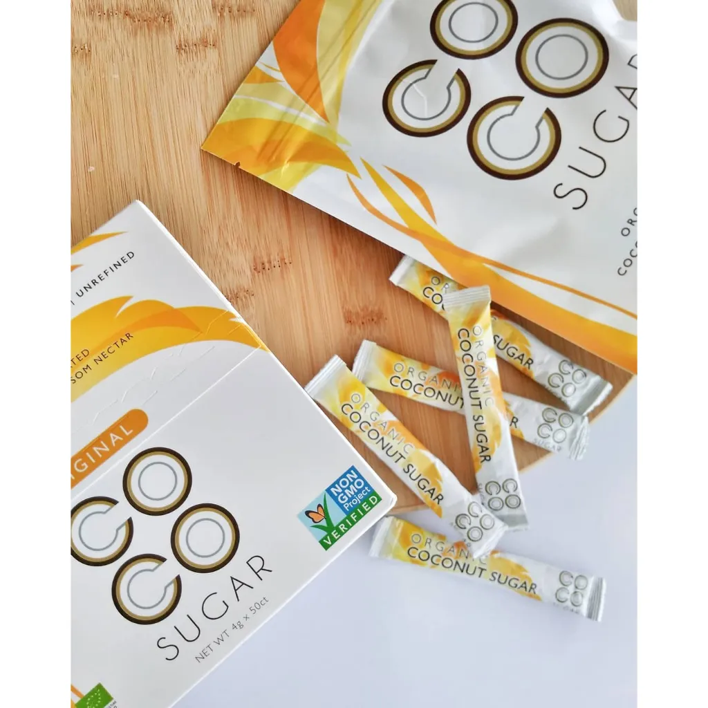 Ảnh Đường mật hoa dừa hữu cơ PT COCO SUGAR 4g (1 hộp x 50 gói) 2