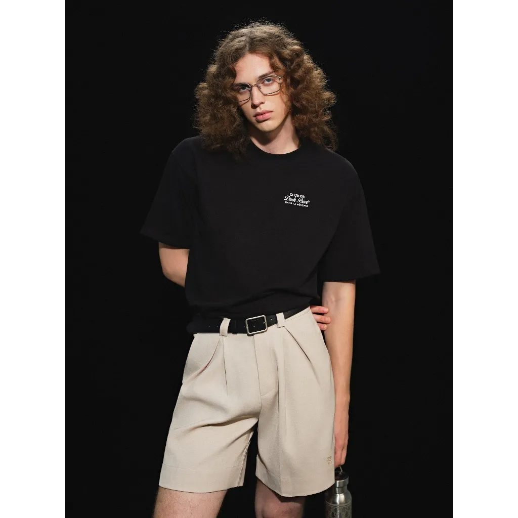 Ảnh DVRK - Áo Thun Tay Ngắn Form Boxy In Logo Rêverie Màu Đen-DVRK-25S 4