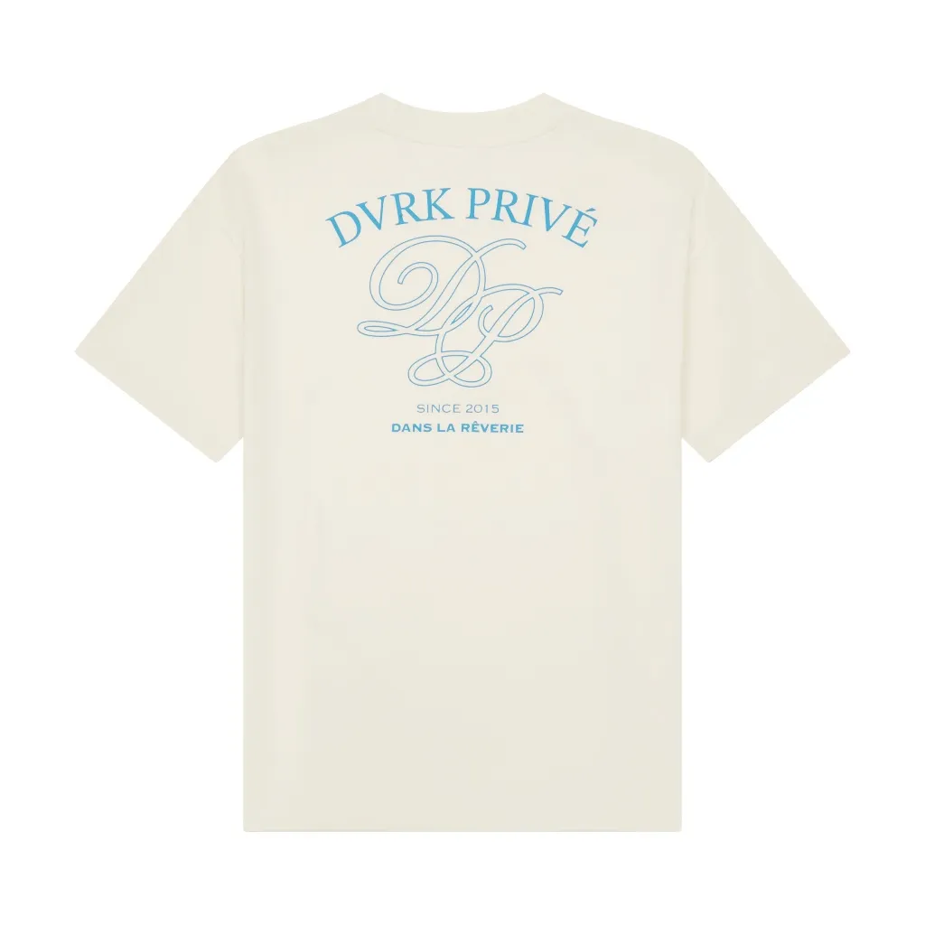 Ảnh DVRK - Áo Thun Tay Ngắn Form Boxy In Logo Rêverie Màu Kem-DVRK-25S 3