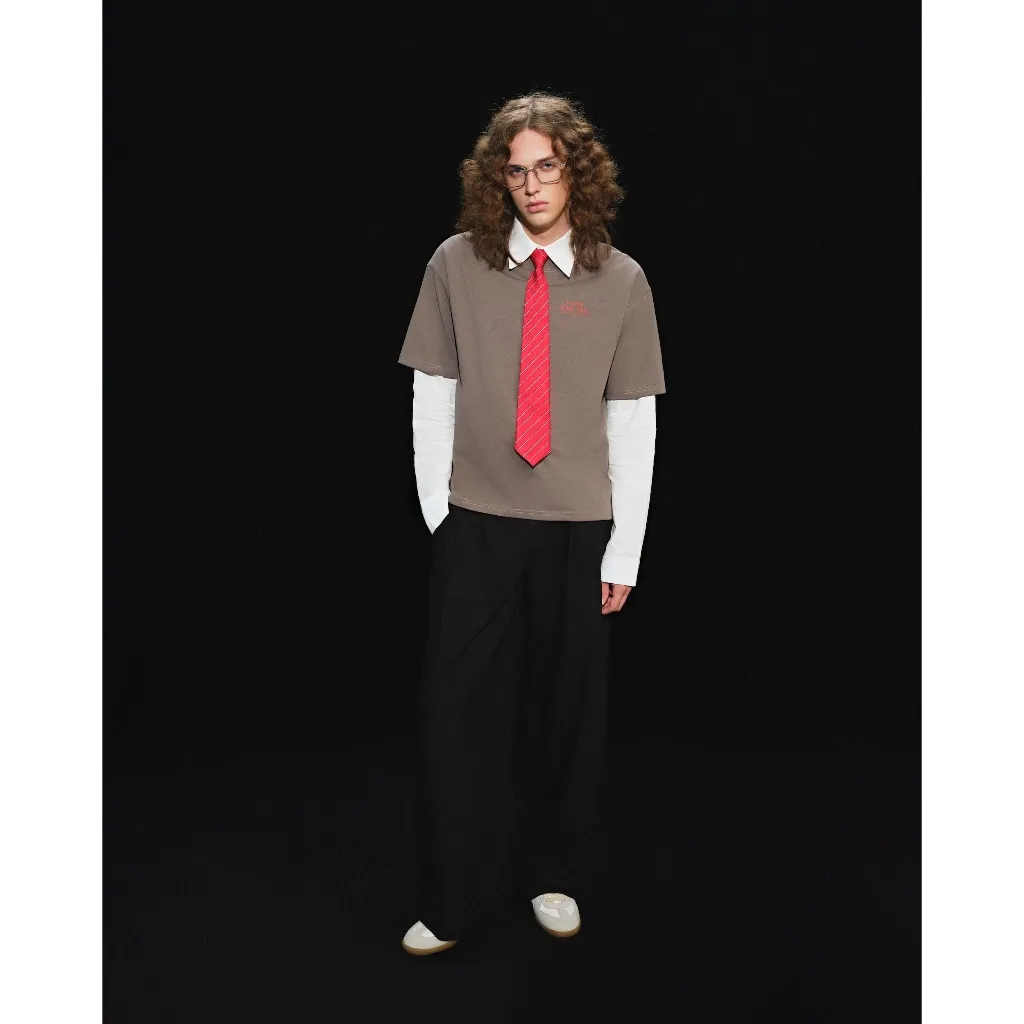 Ảnh DVRK - Áo Thun Tay Ngắn Form Boxy In Logo Rêverie Màu Xám-DVRK-25S 4