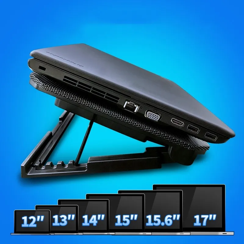 Ảnh Đế tản nhiệt laptop ZTU SMART R2 Với Hai Quạt Siêu Mát Dùng Cho Máy 14 đến 17 inch 1