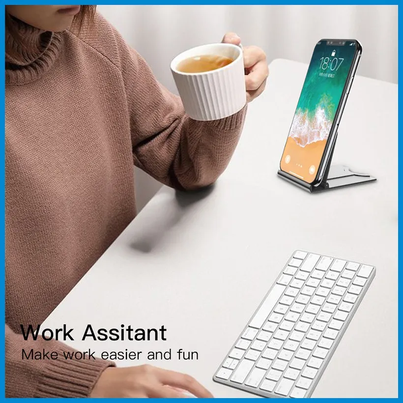 Ảnh Eebot Giá Đỡ Điện Thoại Có Thể Điều Chỉnh Xoay 180 Độ Dành Cho iphone 11 pro 8 xr 4