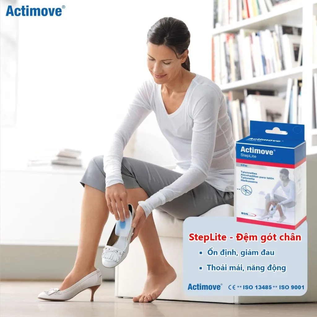 Ảnh Đệm Gót Chân Silicone Actimove StepLite 2