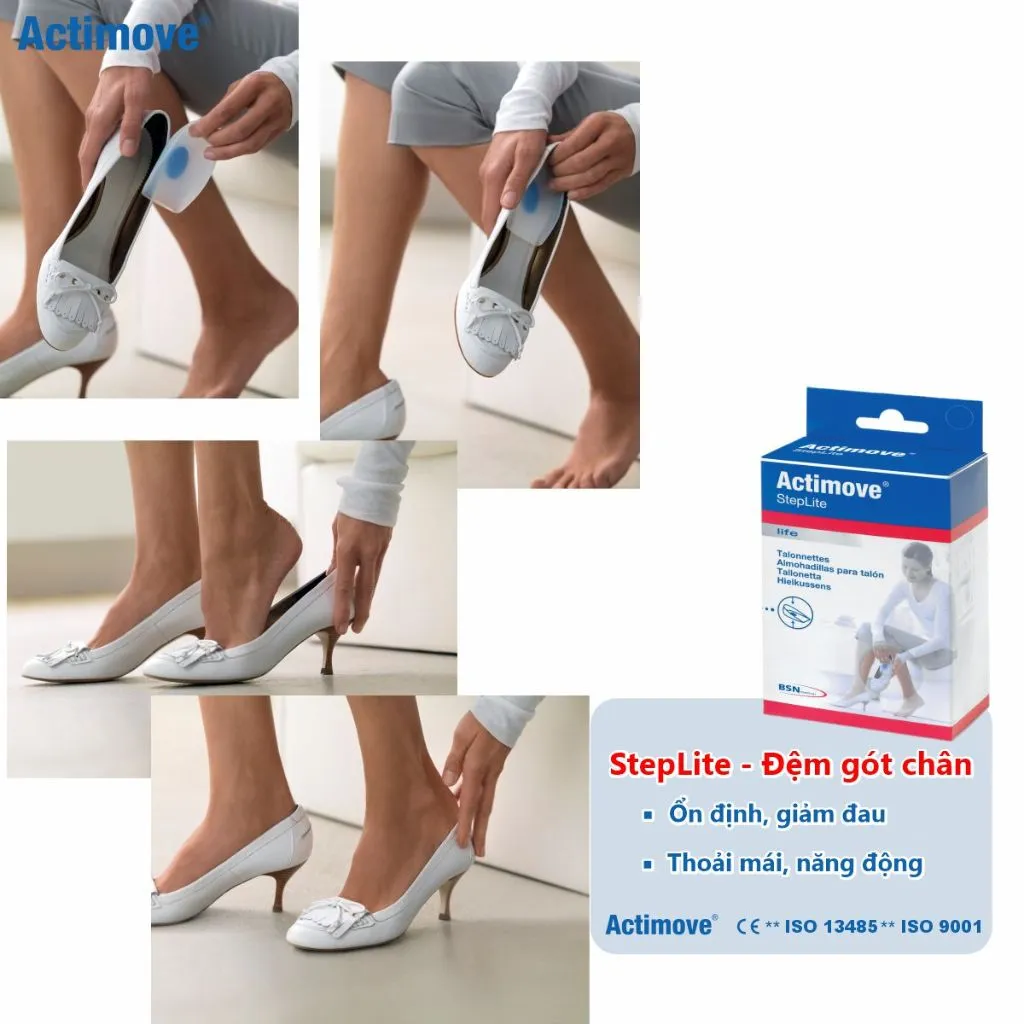 Ảnh Đệm Gót Chân Silicone Actimove StepLite 4