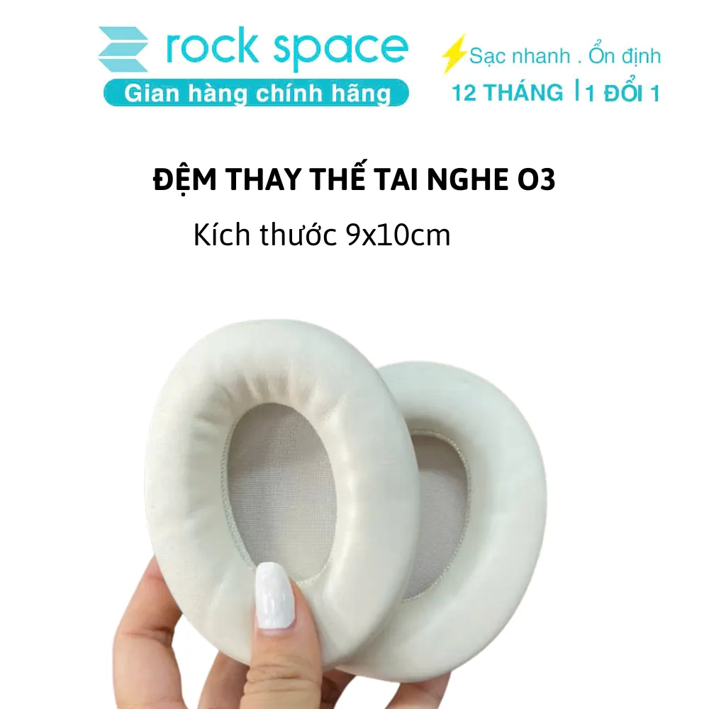 Ảnh Đệm thay thế tai nghe Headphone Tai nghe bluetooth chụp tai Rockspace O3 1